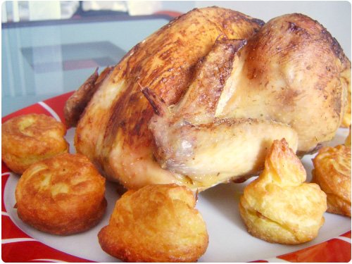 poulet-esttragon Poulet rôti à la moutarde d’estragon