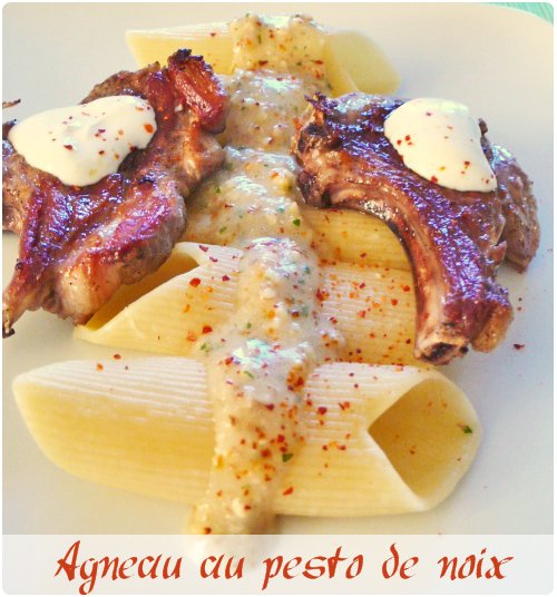 agneau-pesto-noix21 Agneau au pesto de noix