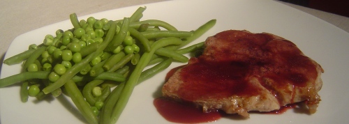 Filet dagneau au vin rouge