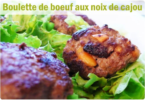 boulette-boeuf-raisin-cajou211 Boulettes de boeuf aux noix de cajou et raisins épicées