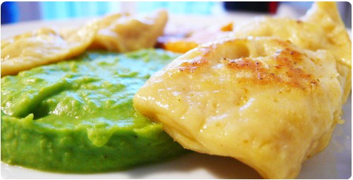 concours-printemps-legumes211 Raviolis de canard sur duo de veloutés