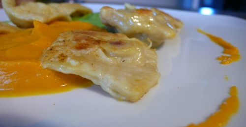 concours-printemps-legumes51 Le printemps des légumes : Raviolis de canard sur duo de veloutés