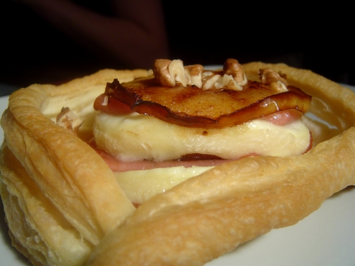 Croustade de chèvre aux pommes