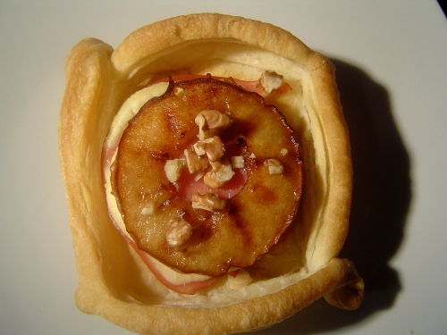 Croustade de chèvre aux pommes