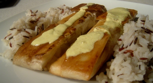 Croustillant de canard en sucré salé