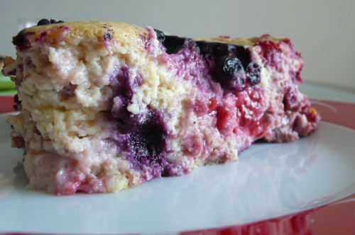 Gratin mousseux de fruits rouges