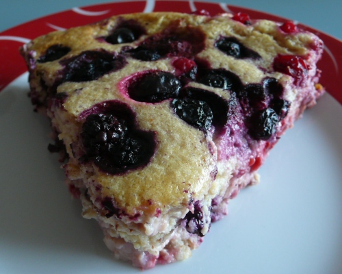 Gratin mousseux de fruits rouges