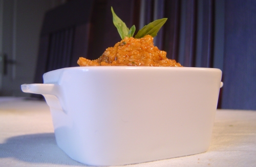 Buffet : dips pesto rosso