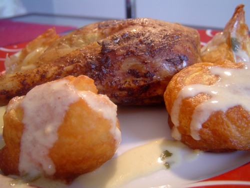 Poulet rôti à la moutarde destragon Poulet rôti à la moutarde destragon