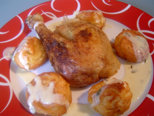 Poulet rôti à la moutarde destragon Poulet rôti à la moutarde destragon