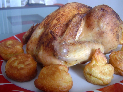 Poulet rôti à la moutarde destragon Poulet rôti à la moutarde destragon