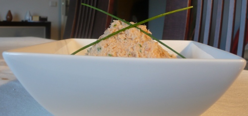 Buffet : rillettes de saumon