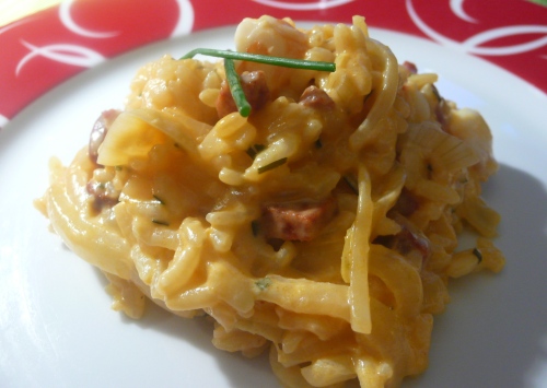 Risotto au gambas et chorizo : le duo gagnant ;) Risotto au gambas et chorizo : le duo gagnant ;)