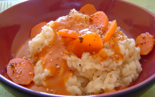 Risotto au cumin et à la carotte de Philippe Conticcini + cadeau part 1 de cacaomania Risotto au cumin et à la carotte de Philippe Conticcini + cadeau part 1 de cacaomania