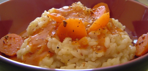 Risotto au cumin et à la carotte de Philippe Conticcini + cadeau part 1 de cacaomania Risotto au cumin et à la carotte de Philippe Conticcini + cadeau part 1 de cacaomania