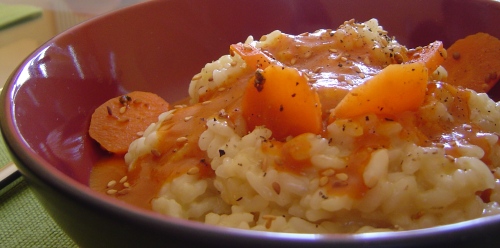 Risotto au cumin et à la carotte de Philippe Conticcini + cadeau part 1 de cacaomania Risotto au cumin et à la carotte de Philippe Conticcini + cadeau part 1 de cacaomania