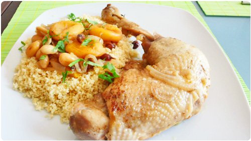tajine-poulet-abricot21 Tajine de poulet aux épices, abricot et raisins secs