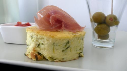 clafoutis-courgette Clafoutis de courgettes au chèvre frais
