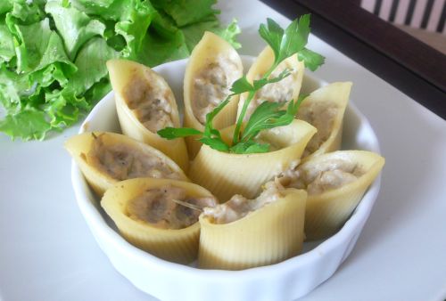 pate-farcie-champignon Pâtes farcies au champignons, chèvre frais et romarin