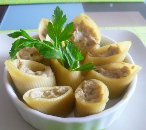 pate-farcie-champignon3 Pâtes farcies au champignons, chèvre frais et romarin