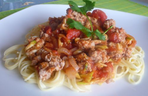 spaghetti-marocaine Spaghetti à la marocaine