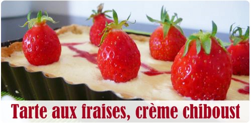 tarte-fraise-chiboust31 Tarte aux fraises, crème chiboust au citron, zébrures de coulis de framboise