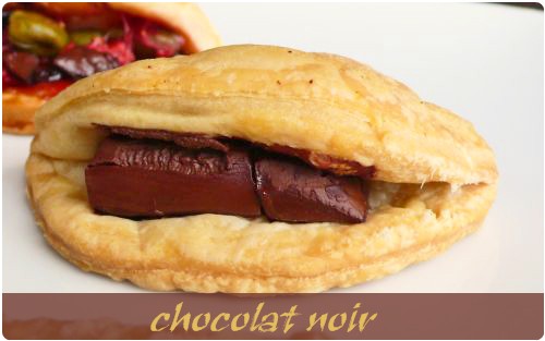 chausson-chocolat1 Gouter improvisé : variation autour des petits chaussons