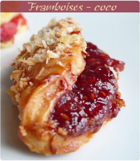 chausson-framboise1 Gouter improvisé : variation autour des petits chaussons