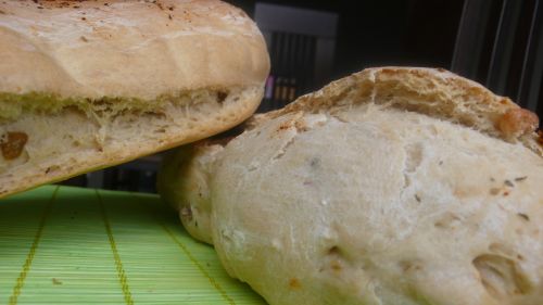 foccacia2 Fougasse aux olives et tomates séchées