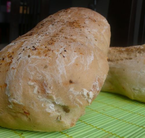 foccacia4 Fougasse aux olives et tomates séchées