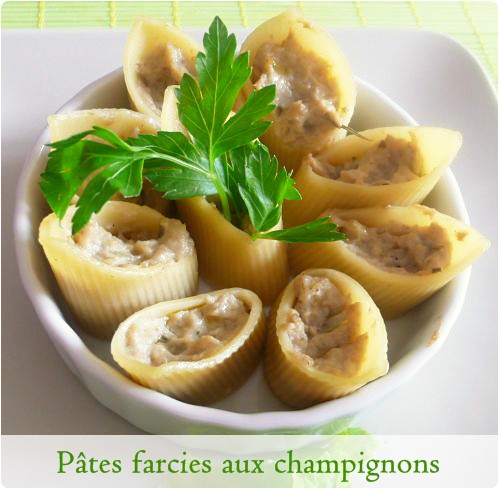 pate-farcie-champignon2 Pâtes farcies au champignons, chèvre frais et romarin