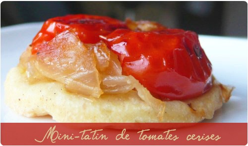 tatin-oignon-tomate1 Mini tatin de tomates cerises et oignon