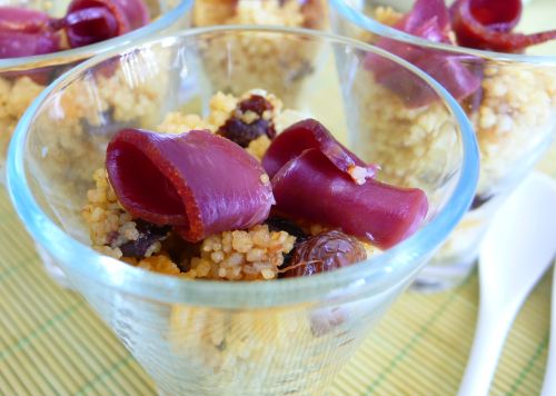 verrine-semoule-marocain Verrines de semoule à la marocaine