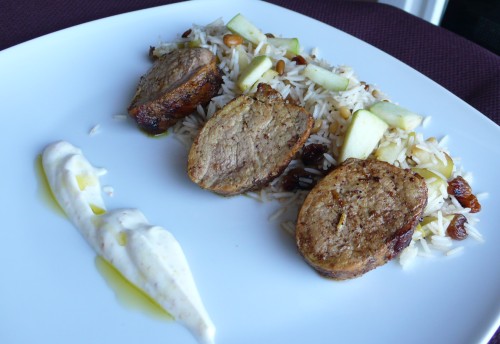 filet-mignon-colombo4 Filet mignon au colombo et riz aux fruits secs et pomme