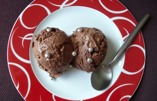 glace-chocolat2 Délicieuse glace au chocolat noir
