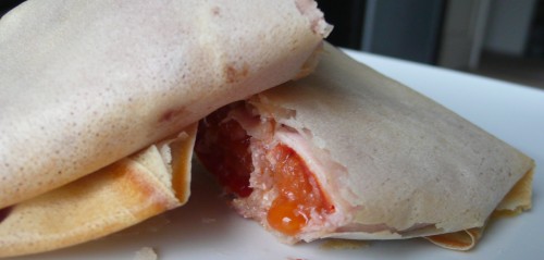 sandwich-brick Sandwich chaud en brick - ricotta / tomate / bacon / Tandoori