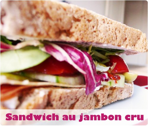 sandwich-jamboncru1 Sandwich du sud au jambon cru