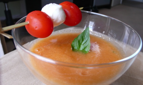 soupe-melon Soupe de melon glacée