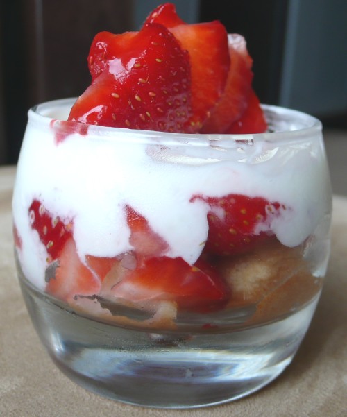 recette tiramisu fraise express