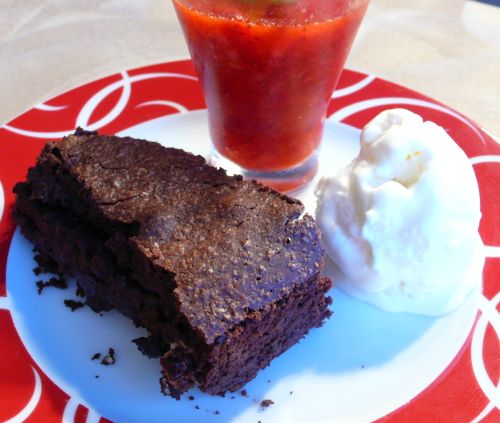 brownie-fondant4 Brownie fondant aux noix