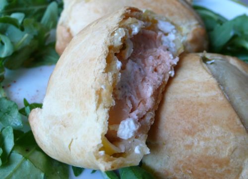 feuilletee-saumon Feuilletés de saumon aux herbes