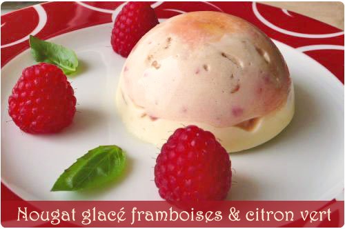 nougat-framboise-citronvert2 Nougat glacé framboise / citron vert
