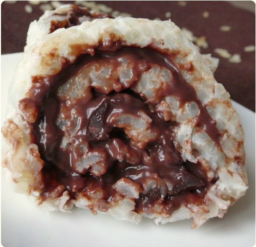 roule-riz-au-lait3 Riz au lait revisité façon roulé : noix de coco / chocolat