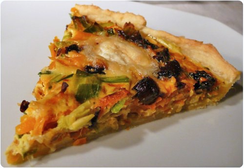 tarte-potagere Tarte potagère au chèvre