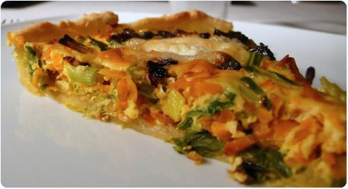 tarte-potagere3 Tarte potagère au chèvre