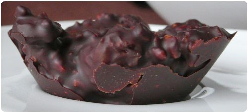 bouchee-raisin-praline3 Rochers pralins et raisins secs