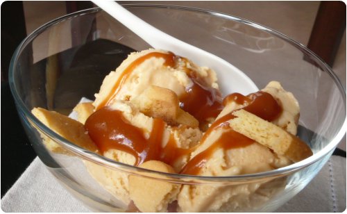 Glace caramel au beurre sal�