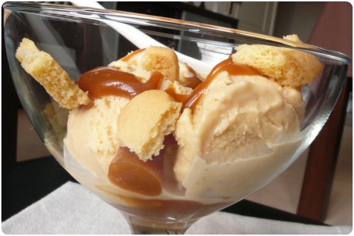 Glace caramel au beurre sal�