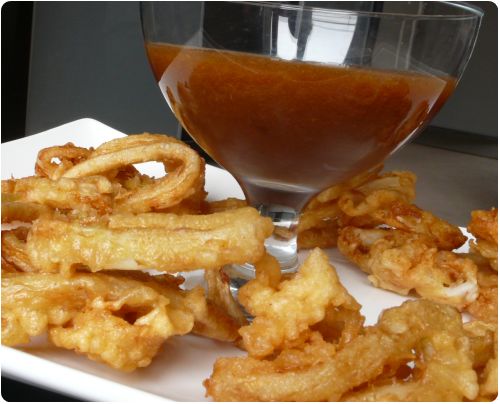 beignet-encornet2 Beignets de calamar sauce balsamique