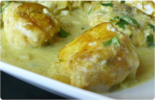 lotte-curry Médaillons de lotte au curry et citron vert